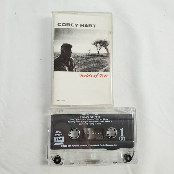 Corey Hart – Fields of Fire Cassette Album 1986 EMI America Pop Rock - Picture 1 of 2